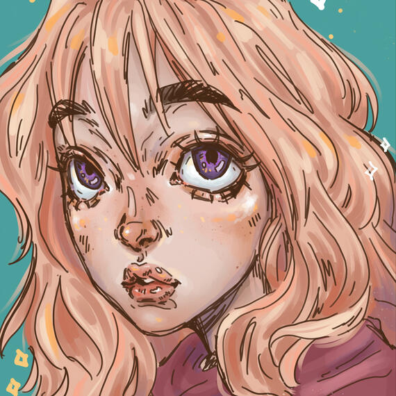 Doodle/Study of a Girl