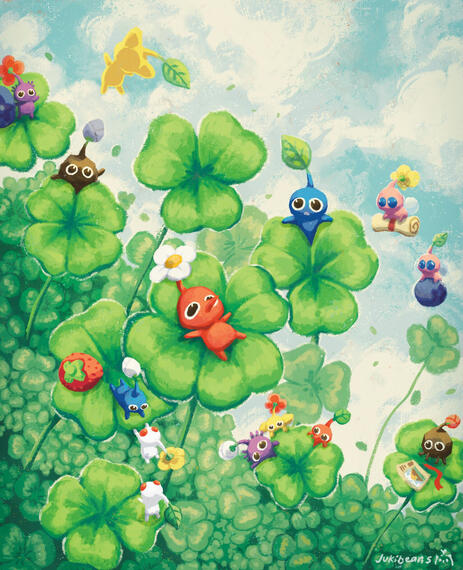 Pikmin Bloom Fanart Illustration