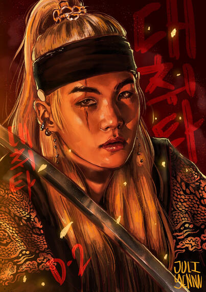 Illustration of Agust D