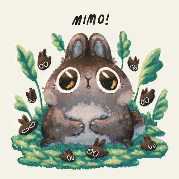 Mimo the Rabbit art trade