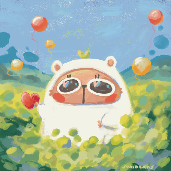 Hamster sends his love