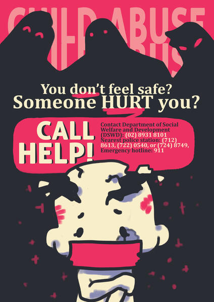 Poster for domestic abuse campaign