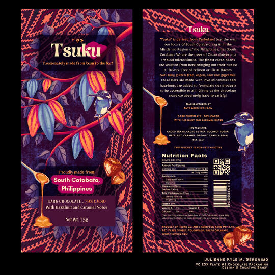 Tsuku Chocolates Raw Design